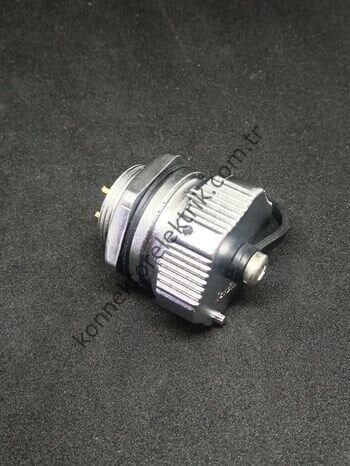 WEIPU WY20K5ZM 5 Pin IP67 Metal Kasa Bayonet Panel Tipi Dişi Su Geçirmez Konnektör