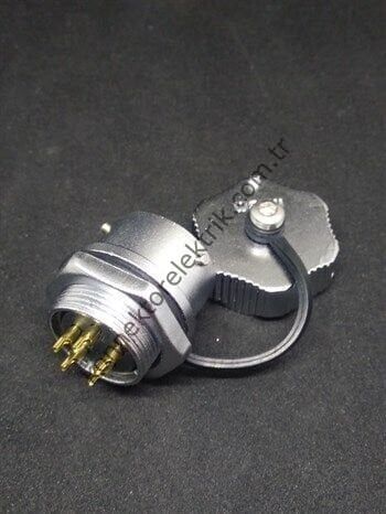 WY20J5ZM IP67 Metal Bayonet Panel Tipi Konnektör