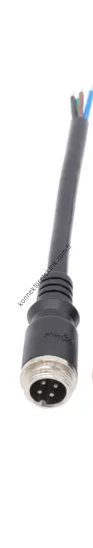 SOLJEX M8 2mt. Kablolu 4 Pin Erkek Konnektör