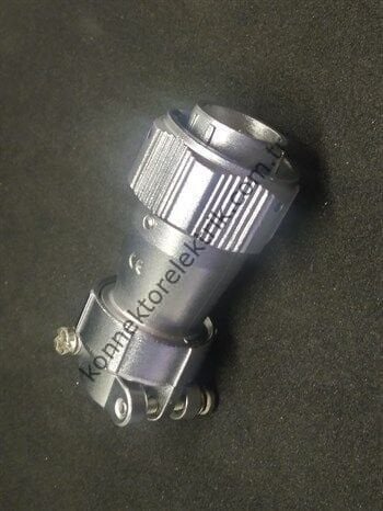 WEIPU WY20J12ZI 12 Pin IP67 Metal Kasa Bayonet Karşıt Kablo Tipi Erkek Su Geçirmez Konnektör