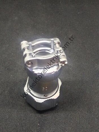 WEIPU WY20J12ZI 12 Pin IP67 Metal Kasa Bayonet Karşıt Kablo Tipi Erkek Su Geçirmez Konnektör