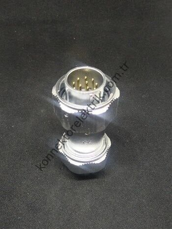 WY20J12TE IP67 Metal Bayonet Kablo Tipi Konnektör