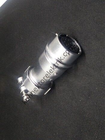 WY20K12TI IP67 Metal Bayonet Kablo Tipi Konnektör