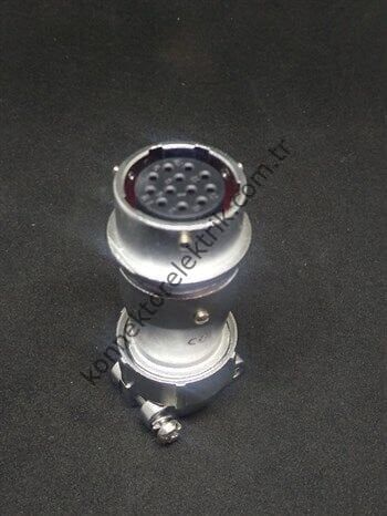WEIPU WY20K12TI 12 Pin IP67 Metal Kasa Bayonet Kablo Tipi Dişi Su Geçirmez Konnektör