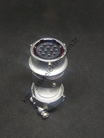 WEIPU WY20K12TI 12 Pin IP67 Metal Kasa Bayonet Kablo Tipi Dişi Su Geçirmez Konnektör