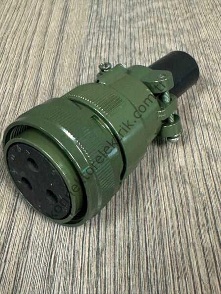 KUKDONG MS3106F 28-3S 3 Pin Metal Kasa Kablo Tipi Dişi Askeri Konnektör
