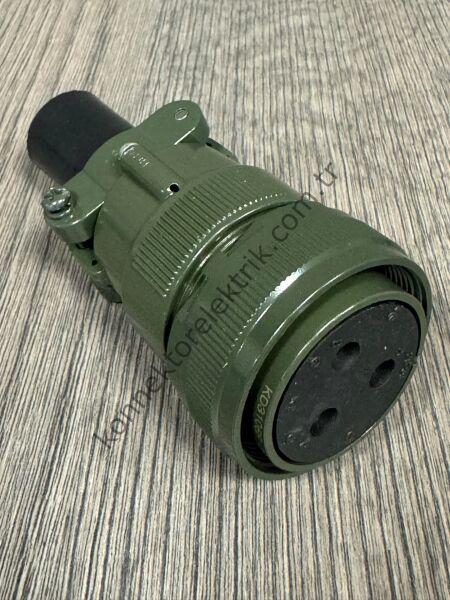 KUKDONG MS3106F 28-3S 3 Pin Metal Kasa Kablo Tipi Dişi Askeri Konnektör