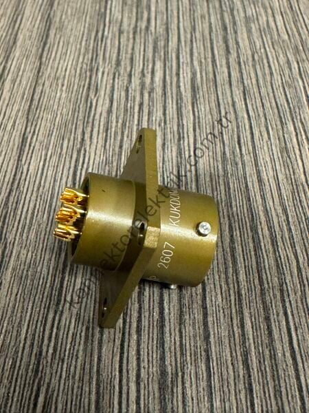KUKDONG MS3112E 10-7P 7 Pin Metal Kasa Shell Panel Tipi Erkek Askeri Konnektör