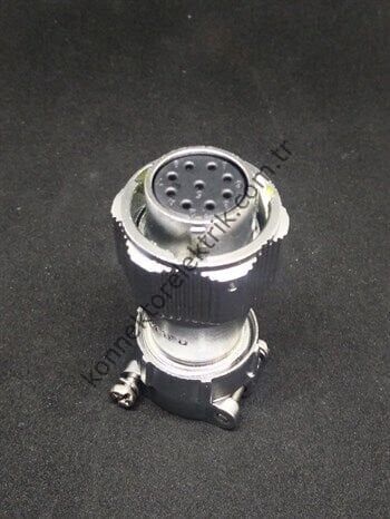 WEIPU WY20K9TI 9 Pin IP67 Metal Kasa Bayonet Kablo Tipi Dişi Su Geçirmez Konnektör