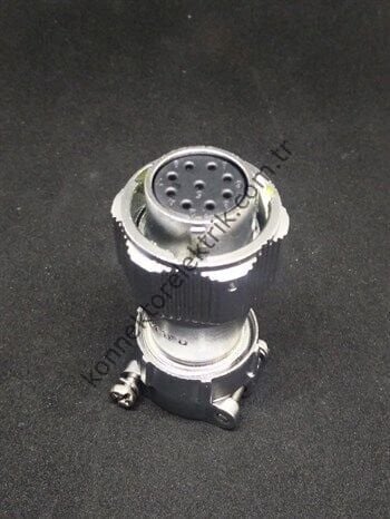 WEIPU WY20K9TI 9 Pin IP67 Metal Kasa Bayonet Kablo Tipi Dişi Su Geçirmez Konnektör