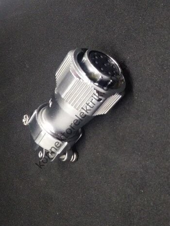 WEIPU WY20K9TI 9 Pin IP67 Metal Kasa Bayonet Kablo Tipi Dişi Su Geçirmez Konnektör