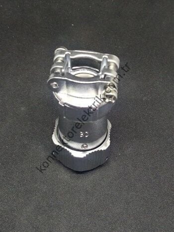 WEIPU WY20K9TI 9 Pin IP67 Metal Kasa Bayonet Kablo Tipi Dişi Su Geçirmez Konnektör