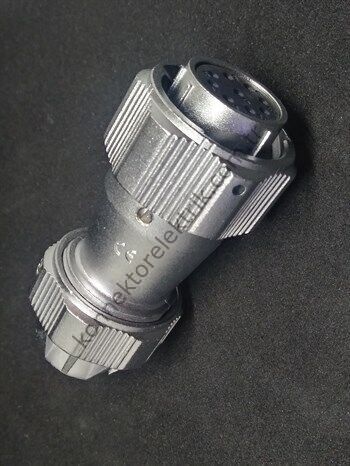 WY20K9TE IP67 Metal Bayonet Kablo Tipi Konnektör