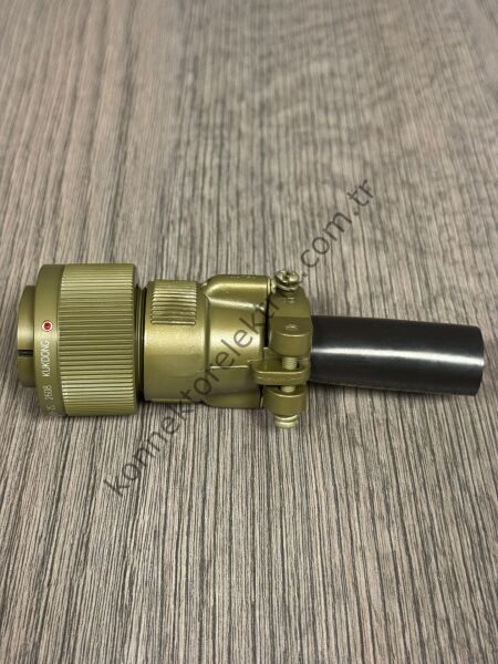 KUKDONG KDB06E 20-2S 1 Pin Metal Kasa Bayonet Kablo Tipi Dişi Askeri Konnektör