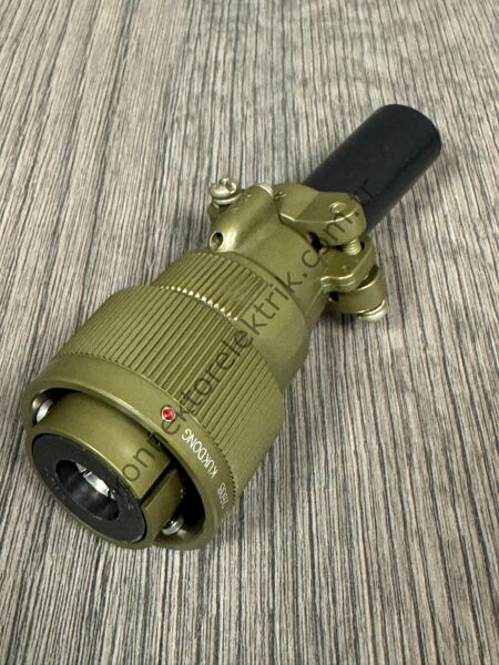 KUKDONG KDB06E 20-2S 1 Pin Metal Kasa Bayonet Kablo Tipi Dişi Askeri Konnektör