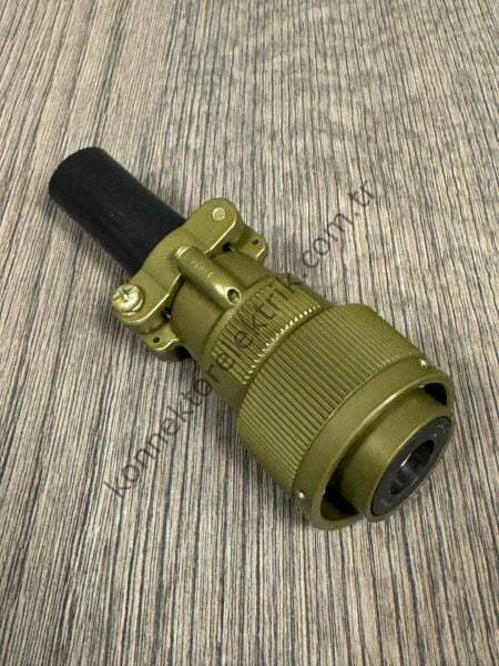 KUKDONG KDB06F 20-2S 1 Pin Metal Kasa Bayonet Kablo Tipi Dişi Askeri Konnektör