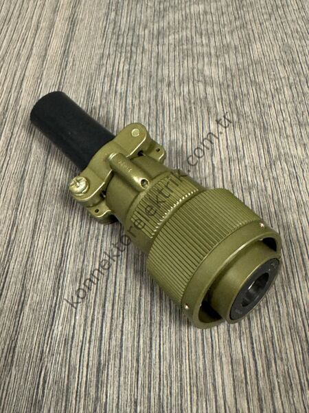 KUKDONG KDB06E 20-2S 1 Pin Metal Kasa Bayonet Kablo Tipi Dişi Askeri Konnektör