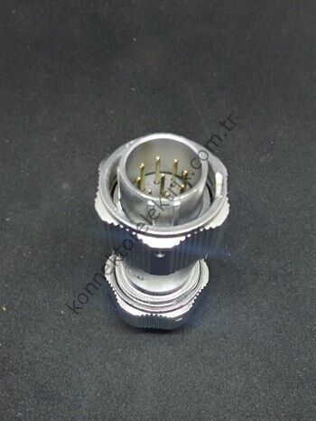 WEIPU WY20J9TE 9 Pin IP67 Metal Kasa Bayonet Kablo Tipi Erkek Su Geçirmez Konnektör