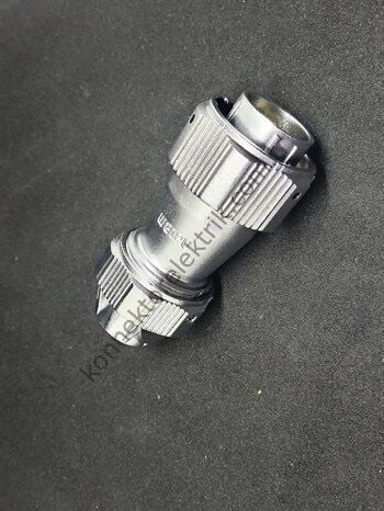 WEIPU WY20J9TE 9 Pin IP67 Metal Kasa Bayonet Kablo Tipi Erkek Su Geçirmez Konnektör