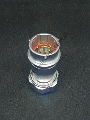 WEIPU WY20J9ZE 9 Pin IP67 Metal Kasa Bayonet Karşıt Kablo Tipi Erkek Su Geçirmez Konnektör