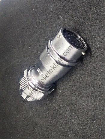 WEIPU WY20K9ZE 9 Pin IP67 Metal Kasa Bayonet Karşıt Kablo Tipi Dişi Su Geçirmez Konnektör