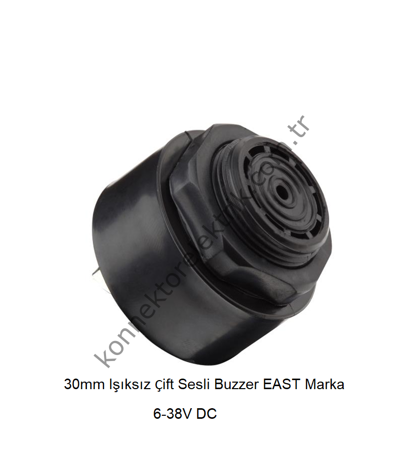 CNTD FM-012A-907A  30mm Işıksız Çift Sesli Buzzer EAST Marka 6-38V DC