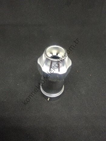 WEIPU WY20J3ZE 3 Pin IP67 Metal Kasa Bayonet Karşıt Kablo Tipi Erkek Su Geçirmez Konnektör