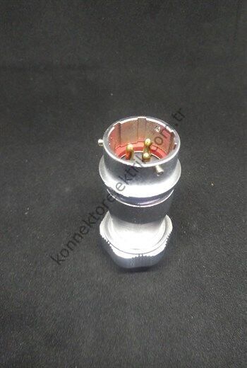 WY20J3ZE IP67 Metal Bayonet Karşıt Tip Konnektör