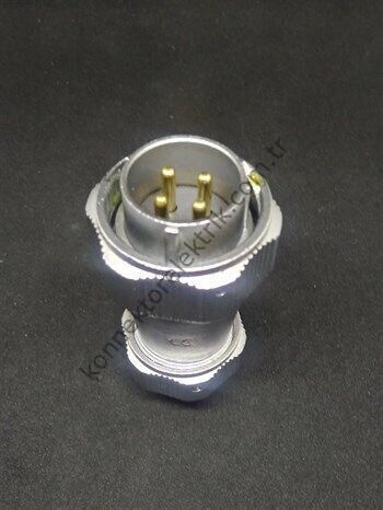 WY24J4TE IP67 Metal Bayonet Kablo Tipi Konnektör