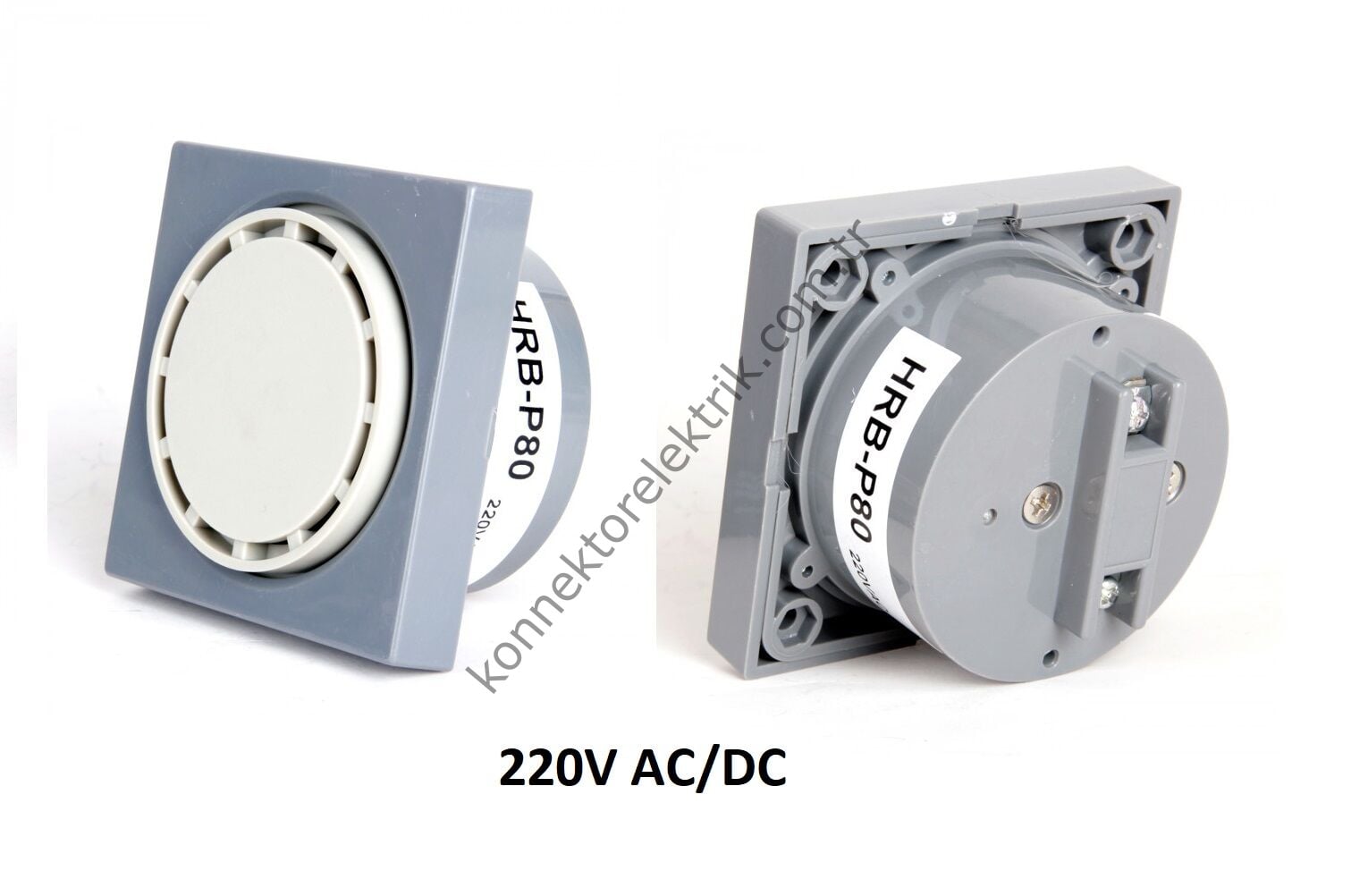LEAGLO HRB-220 Işıksız Pano Tipi Buzzer 80x80 220V AC/DC