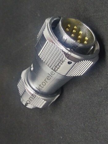 WY24J10TE IP67 Metal Bayonet Kablo Tipi Konnektör