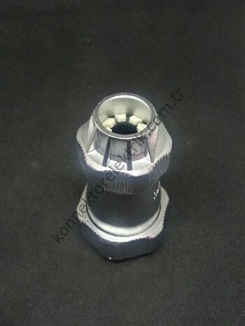 WEIPU WY24J10TE 10 Pin IP67 Metal Kasa Bayonet Kablo Tipi Erkek Su Geçirmez Konnektör