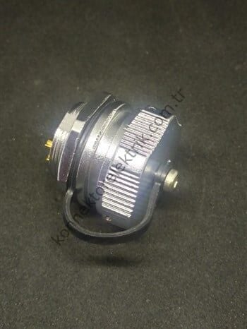 WEIPU WY24K10ZM 10 Pin IP67 Metal Kasa Bayonet Panel Tipi Dişi Su Geçirmez Konnektör