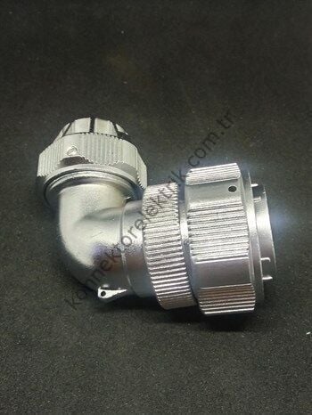 WEIPU WY28J20TU 20 Pin IP67 Metal Kasa Bayonet Kablo Tipi Erkek Su Geçirmez Konnektör