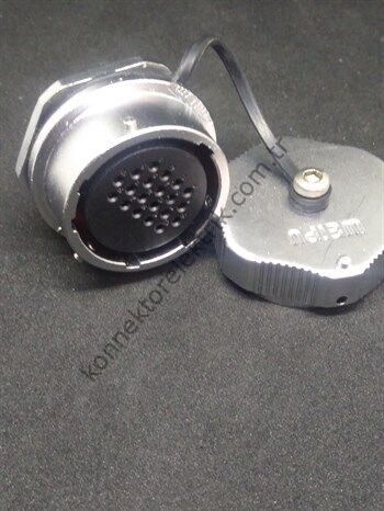 WY28K20ZM IP67 Metal Bayonet Panel Tipi Konnektör