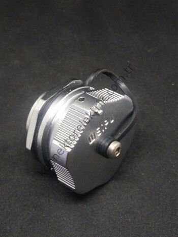 WEIPU WY28K20ZM 20 Pin IP67 Metal Kasa Bayonet Panel Tipi Dişi Su Geçirmez Konnektör