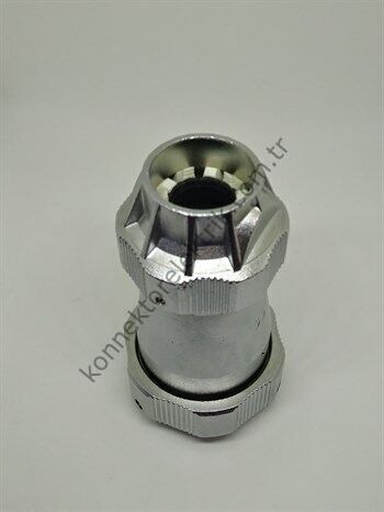 WEIPU WY40K5TE 5 Pin IP67 Metal Kasa Bayonet Kablo Tipi Dişi Su Geçirmez Konnektör