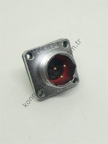 WEIPU WF16J3Z 3 Pin IP67 Metal Kasa Panel Tipi Erkek Su Geçirmez Konnektör