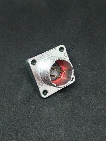 WEIPU WF16J5Z 5 Pin IP67 Metal Kasa Panel Tipi Erkek Su Geçirmez Konnektör