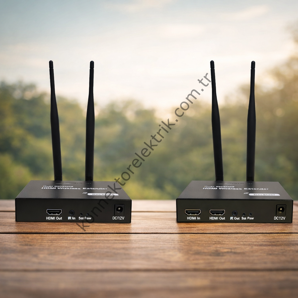 EXPOTECH EX-HD200W 200mt Kablosuz HDMI Görüntü Aktarıcı