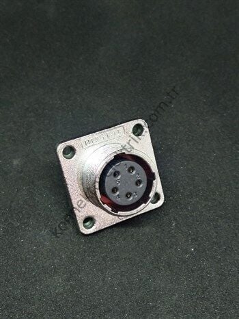 WEIPU WF16K5Z 5 Pin IP67 Metal Kasa Panel Tipi Dişi Su Geçirmez Konnektör