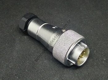 WEIPU WF16J9TA 9 Pin IP67 Metal Kasa Kablo Tipi Erkek Su Geçirmez Konnektör