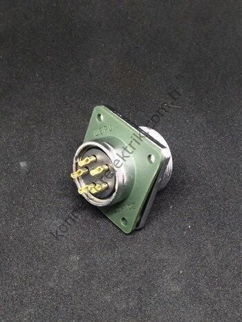 WEIPU WF20J5Z 5 Pin IP67 Metal Kasa Panel Tipi Erkek Su Geçirmez Konnektör