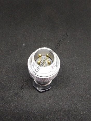 WEIPU WF20J6TA 6 Pin IP67 Metal Kasa Kablo Tipi Erkek Su Geçirmez Konnektör