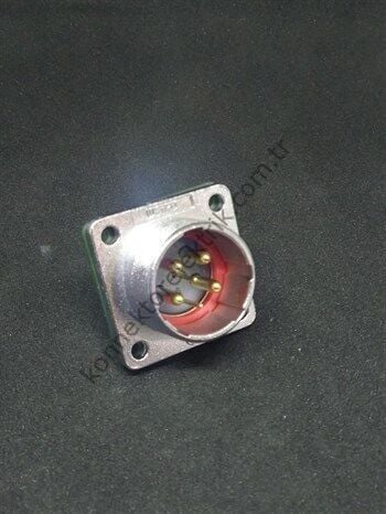 WEIPU WF20J6Z 6 Pin IP67 Metal Kasa Panel Tipi Erkek Su Geçirmez Konnektör
