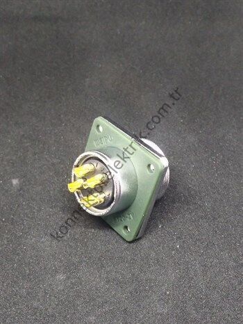 WEIPU WF20J6Z 6 Pin IP67 Metal Kasa Panel Tipi Erkek Su Geçirmez Konnektör