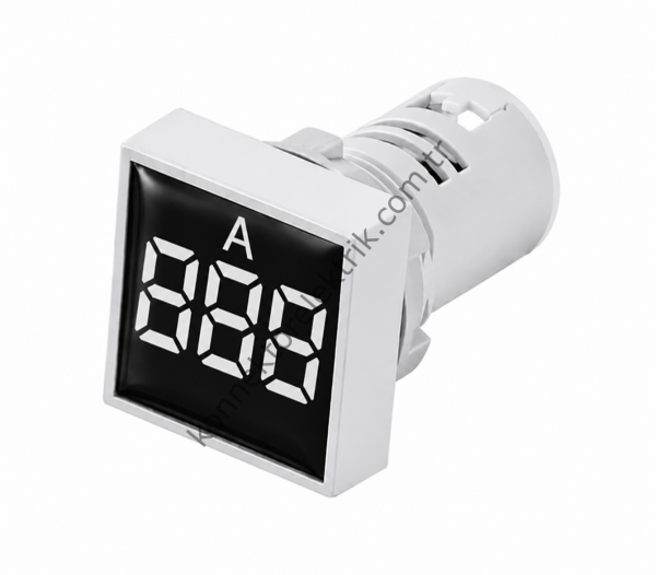 LEAGLO AD22-22AM-S-AC-W Kare Ampermetre Akım Trafolu 22mm 0-100A