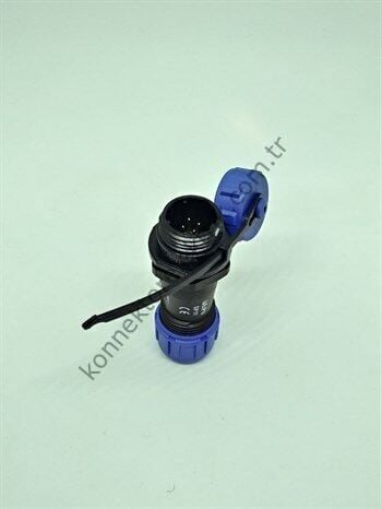 WEIPU SP1111/P4 4 Pin IP68 Plastik Kasa Karşıt Kablo Tipi Erkek Su Geçirmez Konnektör