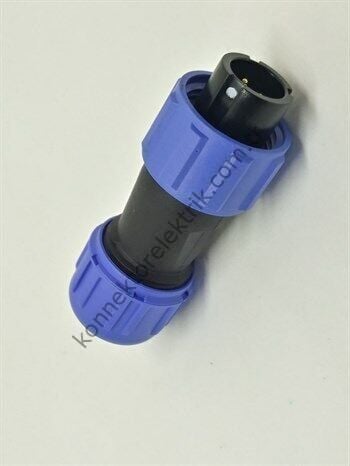 WEIPU SP1110/P2 2 Pin IP68 Plastik Kasa Kablo Tipi Erkek Su Geçirmez Konnektör