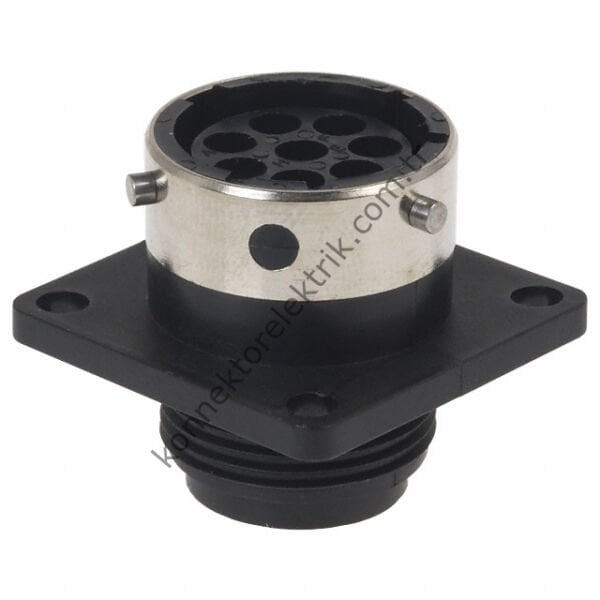 SOURIAU UTG 8 PİN PANEL TİPİ DİŞİ KONNEKTÖR